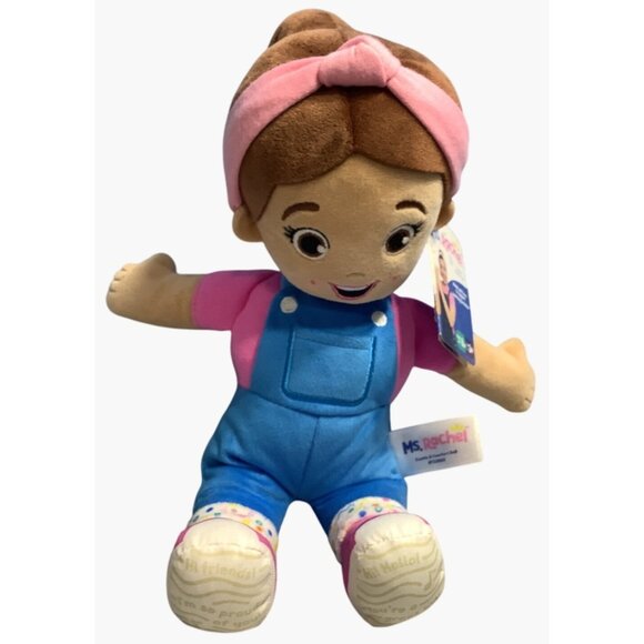 Set of 2 Ms. Rachel Plush Doll & Lovey Blanket Set For Babies & Toddlers Soft - Picture 4 of 7